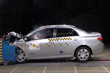 Краш тест Toyota Corolla (2007)